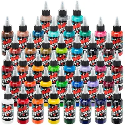 MOM'S Millennium Colors Earth Tone Tattoo Ink 1/2 Oz. Bottles - ASSORTED COLORS • $12.99