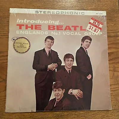 The Beatles - Introducing The Beatles Vee Jay Sr 1062 Stereo Lp 1964 Shrink • $49.95