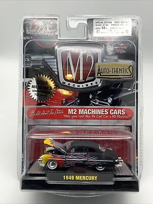 2009 M2 Machines Milezone Limited Edition 1949 Merc 1 Of 732 Made Black W/flames • $19.88