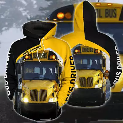 Bus Driver 3D Hoodie Perfect T-Shirt For Bus Driver School Bus Driver Shirt G • $38.99