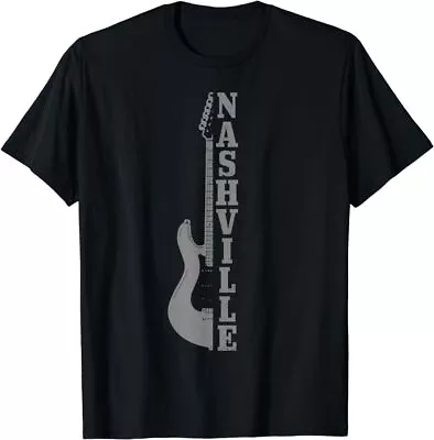 Nashville Guitar Tennessee Vintage Country Music City T-Shirt • $14.99