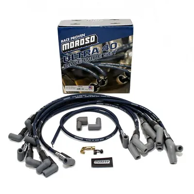 Moroso 73675 Ultra 40 Spark Plug Wires Small Block Ford 302 5.0L HEI Male Boot • $105.99