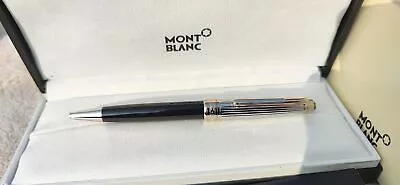 New MONTBLANC Meisterstuck Solitaire Doue Resin Silver Tone Ballpoint Pen • $4.25