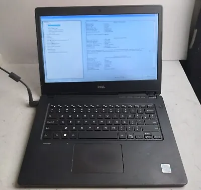 Dell Latitude 3480 W/i3-7100U 8GB RAM 14  Laptop For Parts/Repair *READ* • $44.98