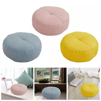Round Floor Pillow Small Meditation Cushion For Yoga Sofa Bed Indoor Outdoor • $11.55