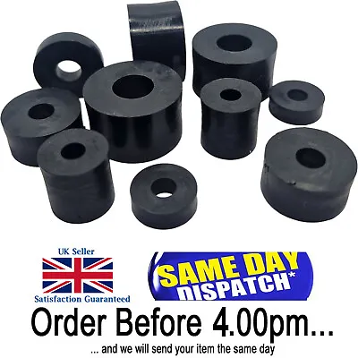 £4.95 • Buy Wider Black Nylon Spacers Standoffs Washers M5 M6 M8 M10