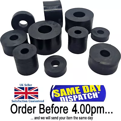 Wider Black Nylon Spacers Standoffs Washers M5 M6 M8 M10 • £3.95