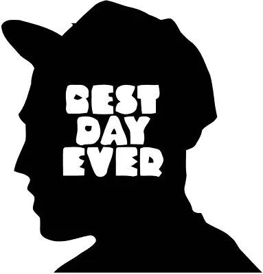 Mac Miller Best Day Ever VINYL DECAL Sticker New Hip Hop Dope White Rapper  • $4.24