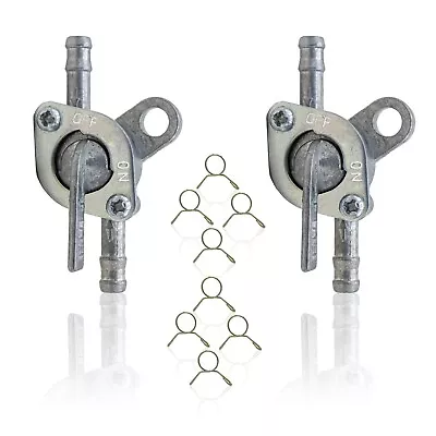 $7.46 • Buy 2 PETCOCK FUEL GAS VALVE SWITCH ATV GO KART DIRT BIKE 50cc 70cc 90cc 110cc 125cc