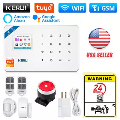 KERUI Wireless Wi-Fi Tuya Smart Home Alarm System Security Burglar Door Sensor • $34.99