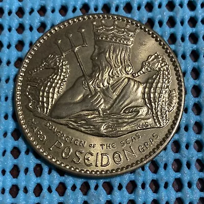 1973 Krewe Of POSEIDON Bronze Mardi Gras Doubloon - Hulk Circa 1540 • $3.99