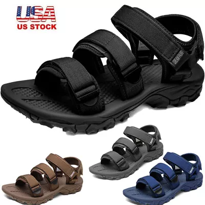 Men's Sport Athletic Sandals Arch Support Hiking Beach Sandal Shoes Size 6-14 • $14.99