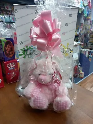 23cm Tartan Baby Girl Teddy Gift Set Comes Gift Wrapped And With A Bow • £9.99