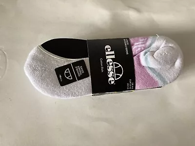 £9.99 • Buy Elle Ladies, Sports Peds / Trainer Ankle Liners Socks, Size 4 - 8 UK
