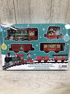 Disney 100 Mickey Mouse Holiday Express 12 Piece Train Set New. • $29.30