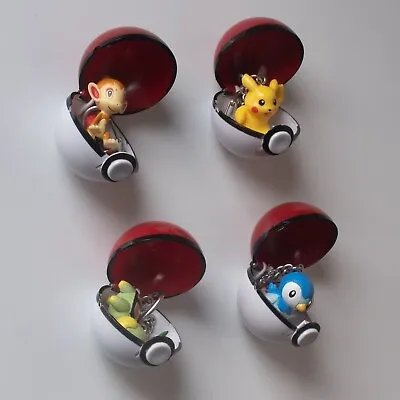 £20 • Buy 4x Pokeball With Pokemon Character Keychains Inside. Balls 2004, Characters 2007