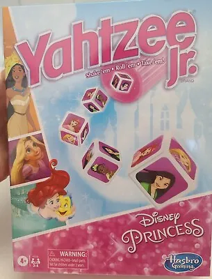 Yahtzee Jr.: Disney Princess Edition Board Game FACTORY SEALED Hasbro Ariel  • $15.98