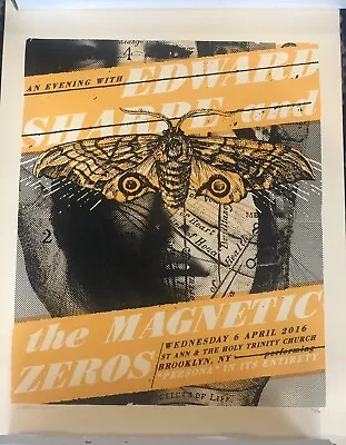 EDWARD SHARPE AND THE MAGNETIC ZEROS 2016 SILKSCREEN CONCERT GIG POSTER Persona • £38.54