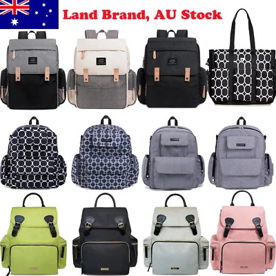 $49.95 • Buy Multifunctional Xtra Large LAND Baby Diaper Backpack Mummy Nappy Changing Bag