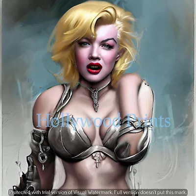 Marilyn Monroe   10x10”   Professional Printed Fantasy Warrior Photo • $9.33