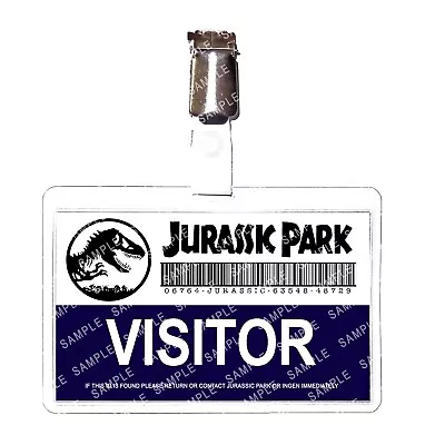 Jurassic Park Visitor Cosplay Film Prop Fancy Dress Gift Comic Con Book Day • $13.53