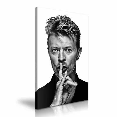 DAVID Bowie Stretched Canvas Print Wall Art Home Decoration More Sizes • £26.99