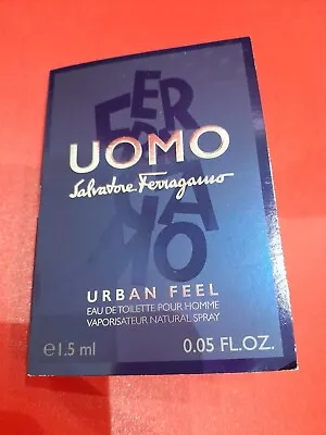 Salvatore Ferragamo Uomo Urban Feel Perfume Sample 1.5ml New❤️🎁 • £3.50