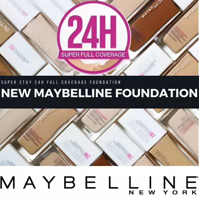 Maybelline New York SuperStay Foundation 24 Hour Full Coverage CHOOSE YOUR SHADE • $13.95