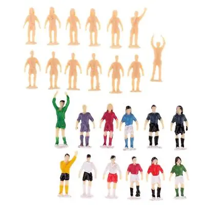 12x 1:87 Scale HO Layout Football Soccer Player Figure Figure Model Toy • £6.59