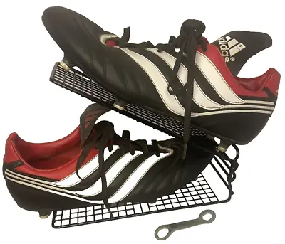 Vintage 2001 Adidas Predator Scission SG Football Boots (ZidaneBeckham)  10.5 • £60.99