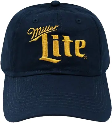 Miller Lite Logo Officially Licensed Relaxed Fit Dad Hat Beer Adjustable New Cap • $13.99