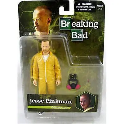 Breaking Bad Jesse Pinkman Yellow Hazmat Suit 6  Action Figure • $26.25