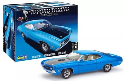 Revell DENTED BOX 1970 Ford Torino Cobra 1:25 Scale Model Car Kit 14534 • $24