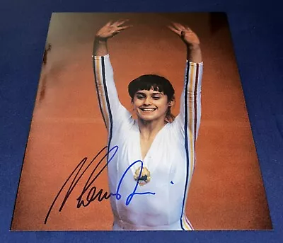 Nadia Comaneci Signed 8x10 Photo Romanian Olympic Gymnast Autograph Auto • $39.99