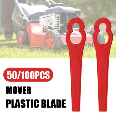 50/100 Pcs Blades For KULLER BOSCH OZITO Garden Yard Plastic For Grass Trimmer • $8.39