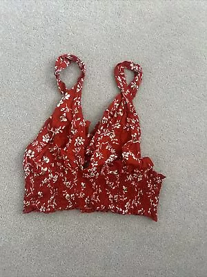 £0.99 • Buy Red Flower Halter Neck Top