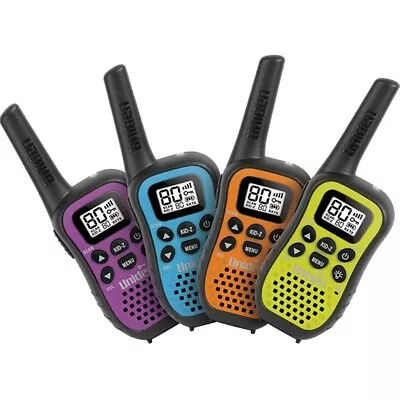 Uniden UH45-4 0.5W UHF Handheld With Kid-Zone - Quad Colour Pack • $122.51