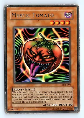 Moderatly Played Yu-Gi-Uh Mystic Tomato #MRL-094 Tcg • $2.99