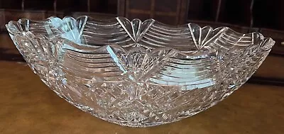 Waterford Crystal Master Cutter 13  Boat Bowl • $249.99