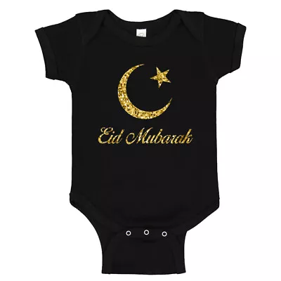 Eid Mubarak Ramadan Gift Islamic Eid Outfit Baby Suit Vest Unisex One Piece • $14.99