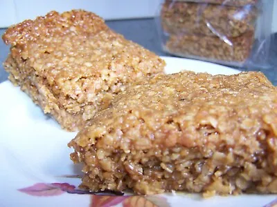 6 Home Made Flapjack Delicious Chewy FREE POST Ex National Trust Chef V Vegan • £11.99