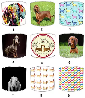 Sausage Dog Puppy Dachshund Lampshades Ideal To Match Cushions & Covers • $37.23