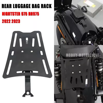 Rear Luggage Bag Rack Saddlebag Fender Rack For Harley Nightster Rh975 2022 2023 • $129.73