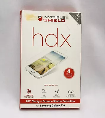 Zagg Invisible Shield Hdx FULL BODY Protector HD Clarity Samsung Galaxy S6 • $3.39