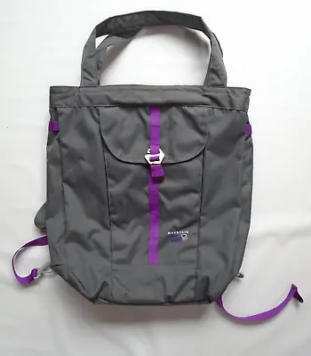 Mountain Hardwear Garnet Backpack Gray/Purple Packtote Pack Tote Bag • $35