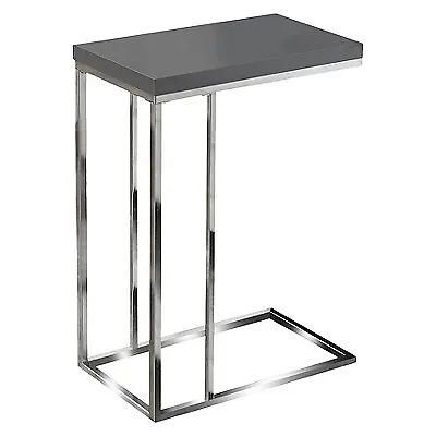 C Shape Metal Accent Table Dark Gray - EveryRoom • $53.99