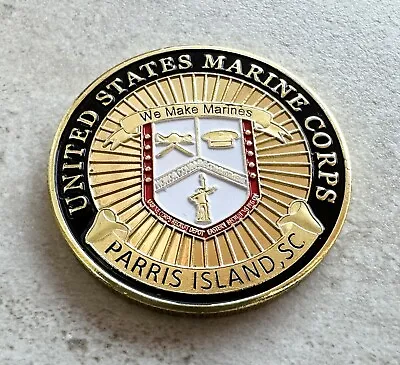 Challenge Coin U.S. MARINE CORPs PARRIS ISLAND CHALLENGE COIN • $14.99