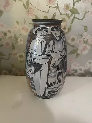 Mexican Pottery LUIS MORALES Vase Folk Art EX!Master Potter!RARE! • $1200