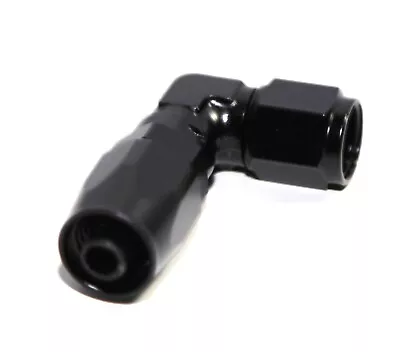 BLACK AN6 6AN AN-6 90Degree Swivel Oil/Fuel Line End Union Elbow Fitting Adapter • $10.99