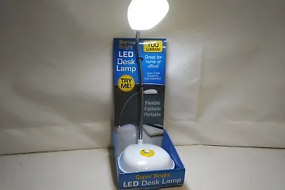 Mini LED Reading Book Light Desk Table Lamp With Flexible Neck • $7.99